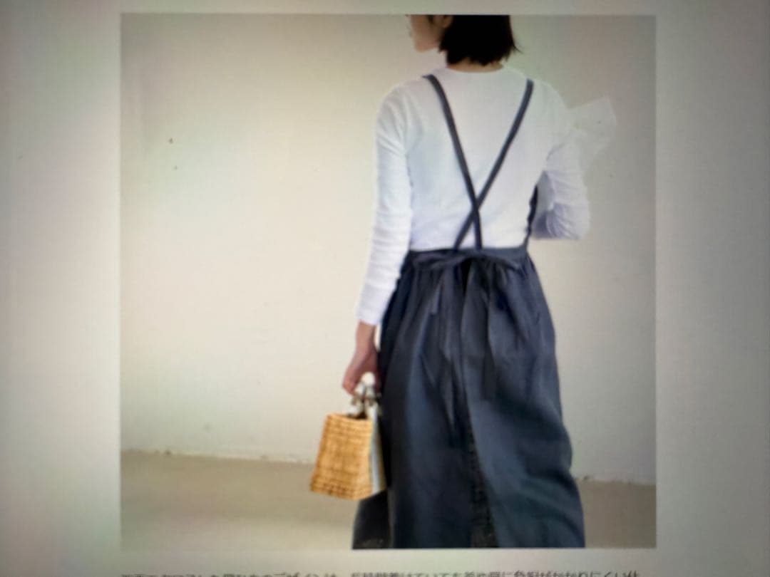 【未使用】リネンエプロン / fog linen work ＆ KURASHI