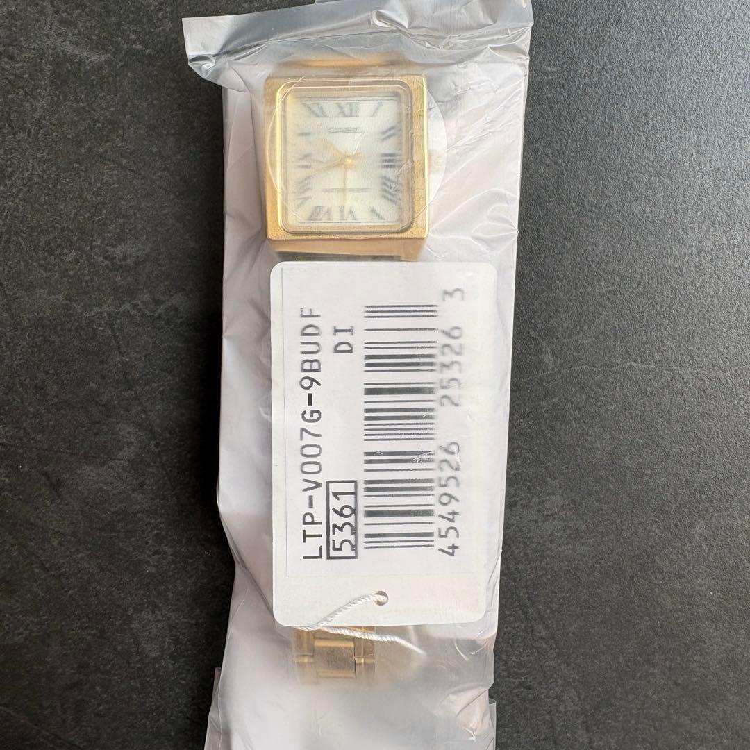 【新品未開封】CASIO LTP-V007G-9B ゴールド 腕時計