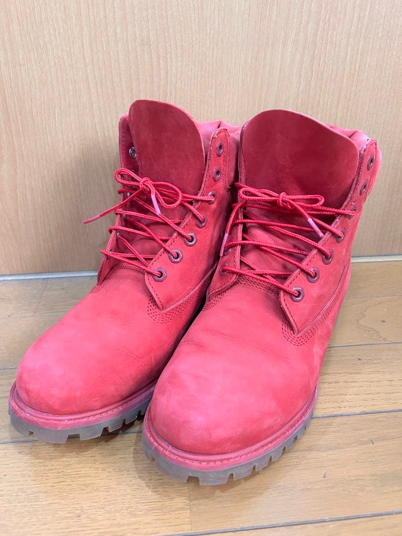 廃盤品　ティンバーランド レッド 赤　ブーツ　27㎝