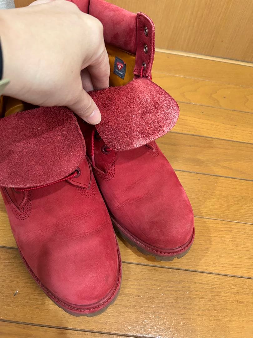 廃盤品　ティンバーランド レッド 赤　ブーツ　27㎝