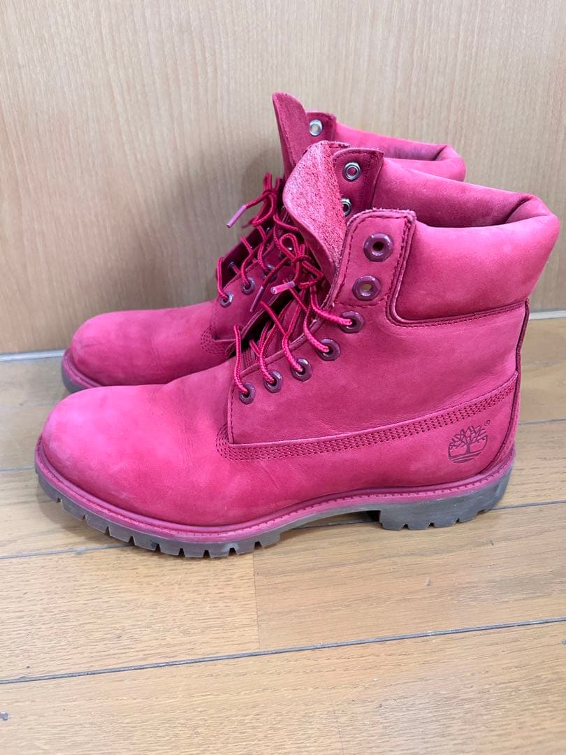 廃盤品　ティンバーランド レッド 赤　ブーツ　27㎝