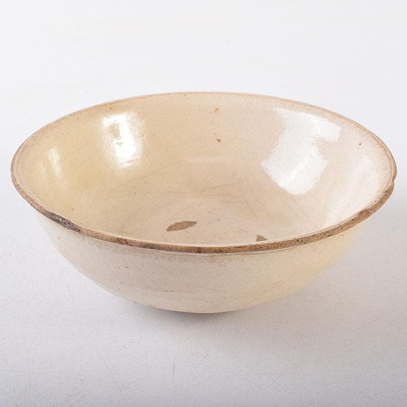 朝鮮美術　李朝　高麗白磁　茶碗　M　R8644