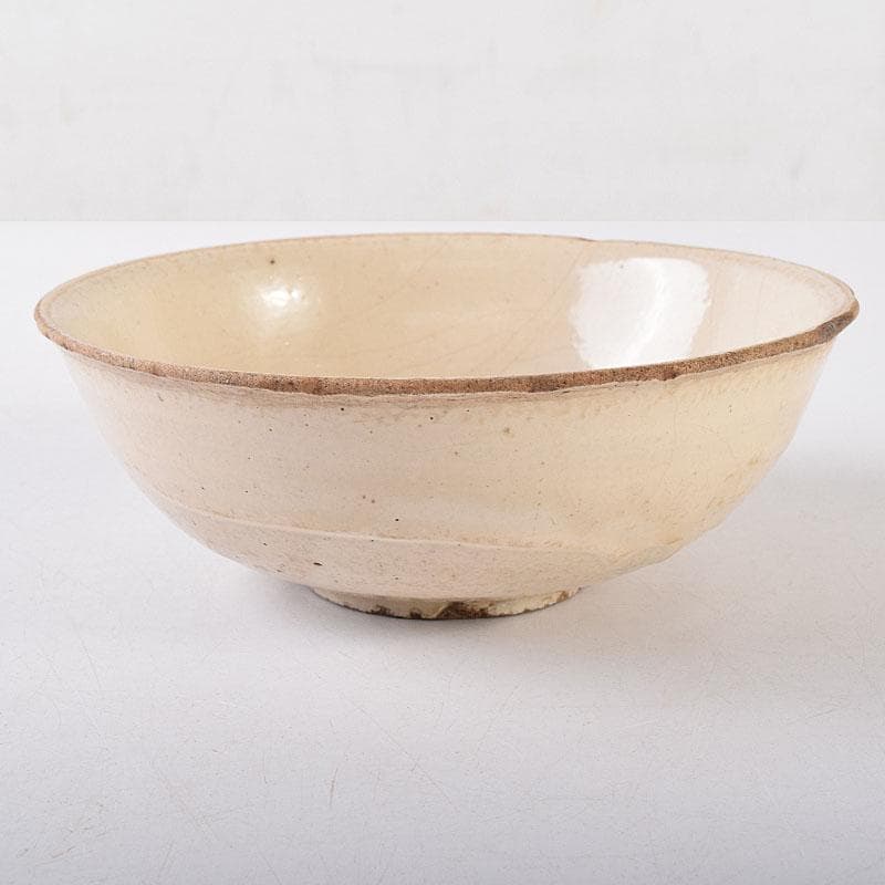 朝鮮美術　李朝　高麗白磁　茶碗　M　R8644