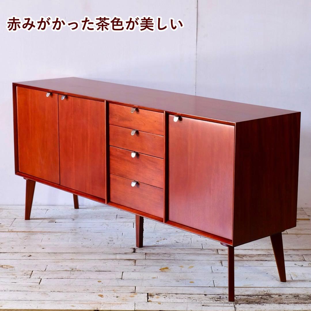 A 新品 北欧 160cm リビングボード キャビネット サイドボード 収納