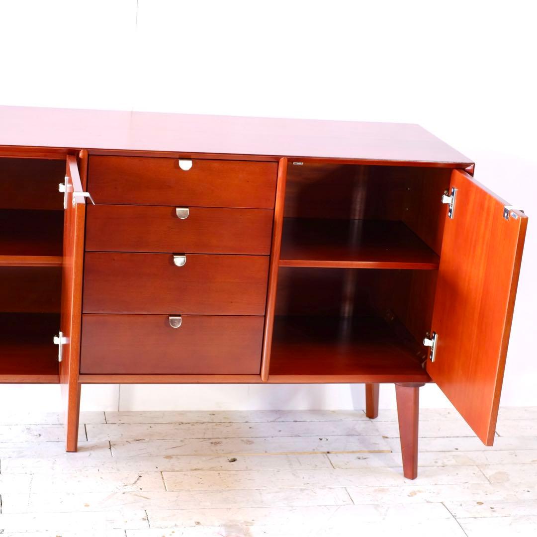 A 新品 北欧 160cm リビングボード キャビネット サイドボード 収納