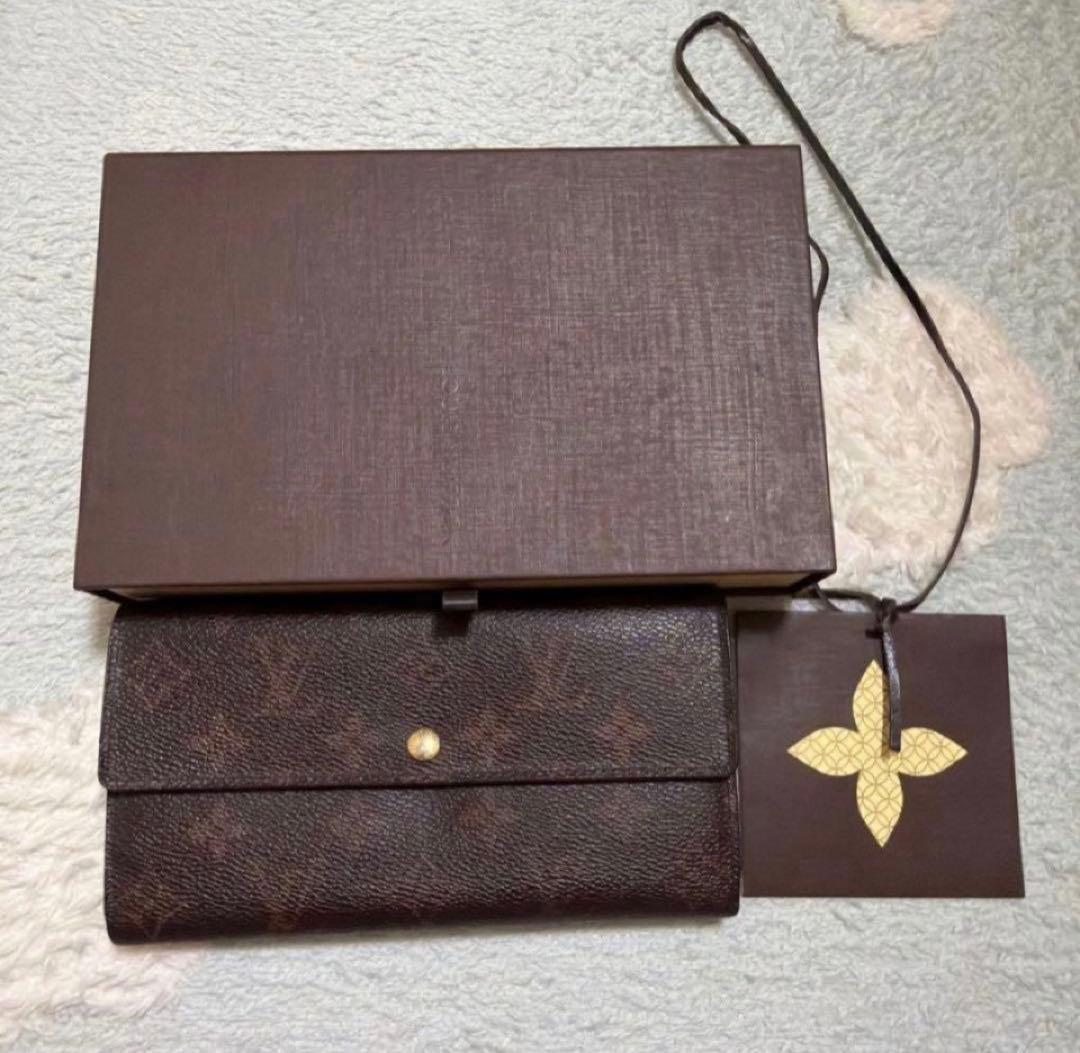 【最終価格】LOUIS VUITTON ルイヴィトン モノグラム 長財布 箱付き