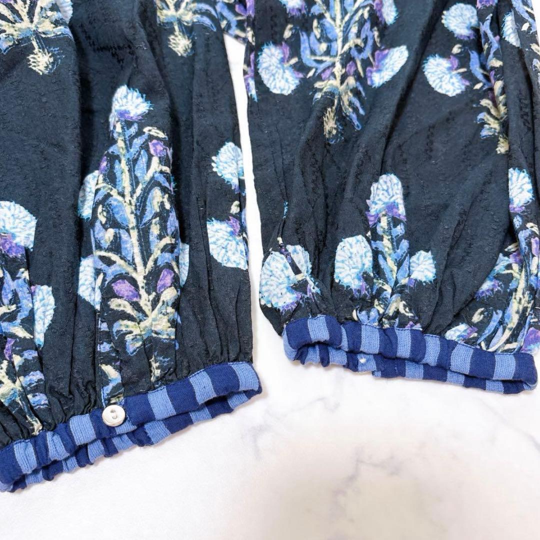 24SSヌキテパ コットンジャガード マリーゴールド プリントシャーリングドレス