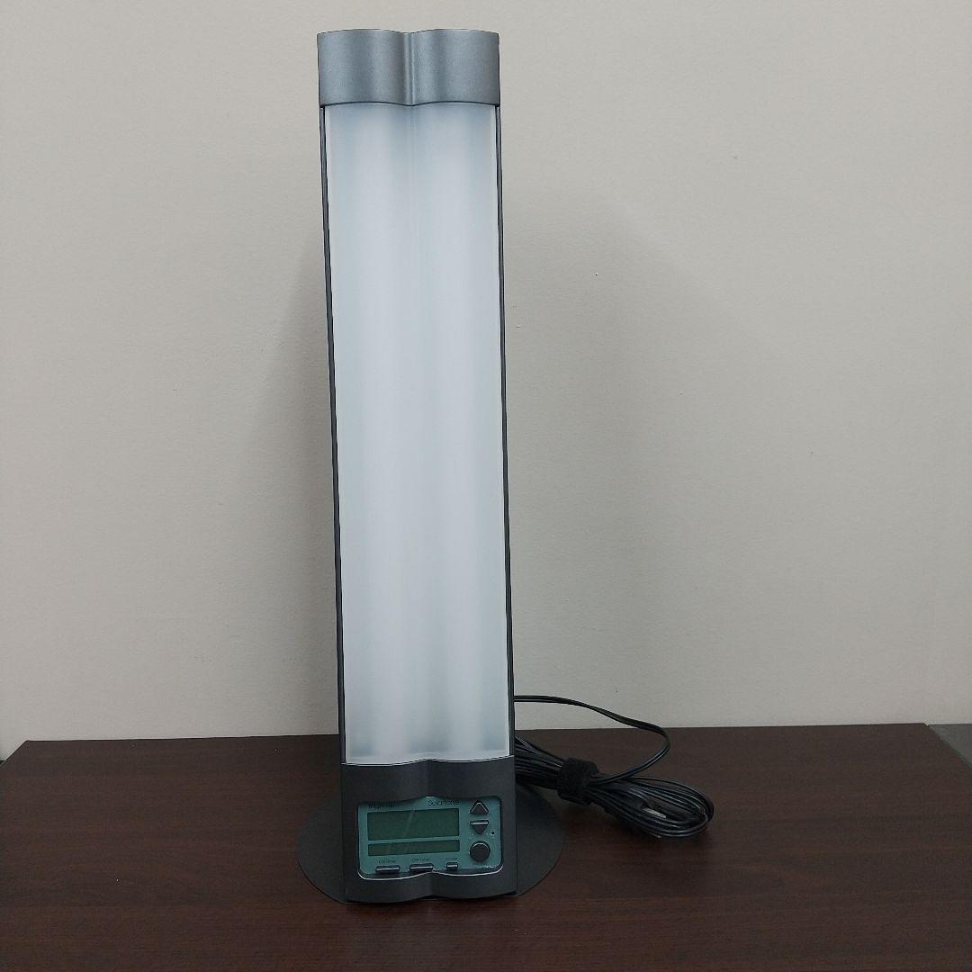 そ*だ様 M[美品] ブライトアップクロックⅡ 光目覚まし時計 ライト ソーラー