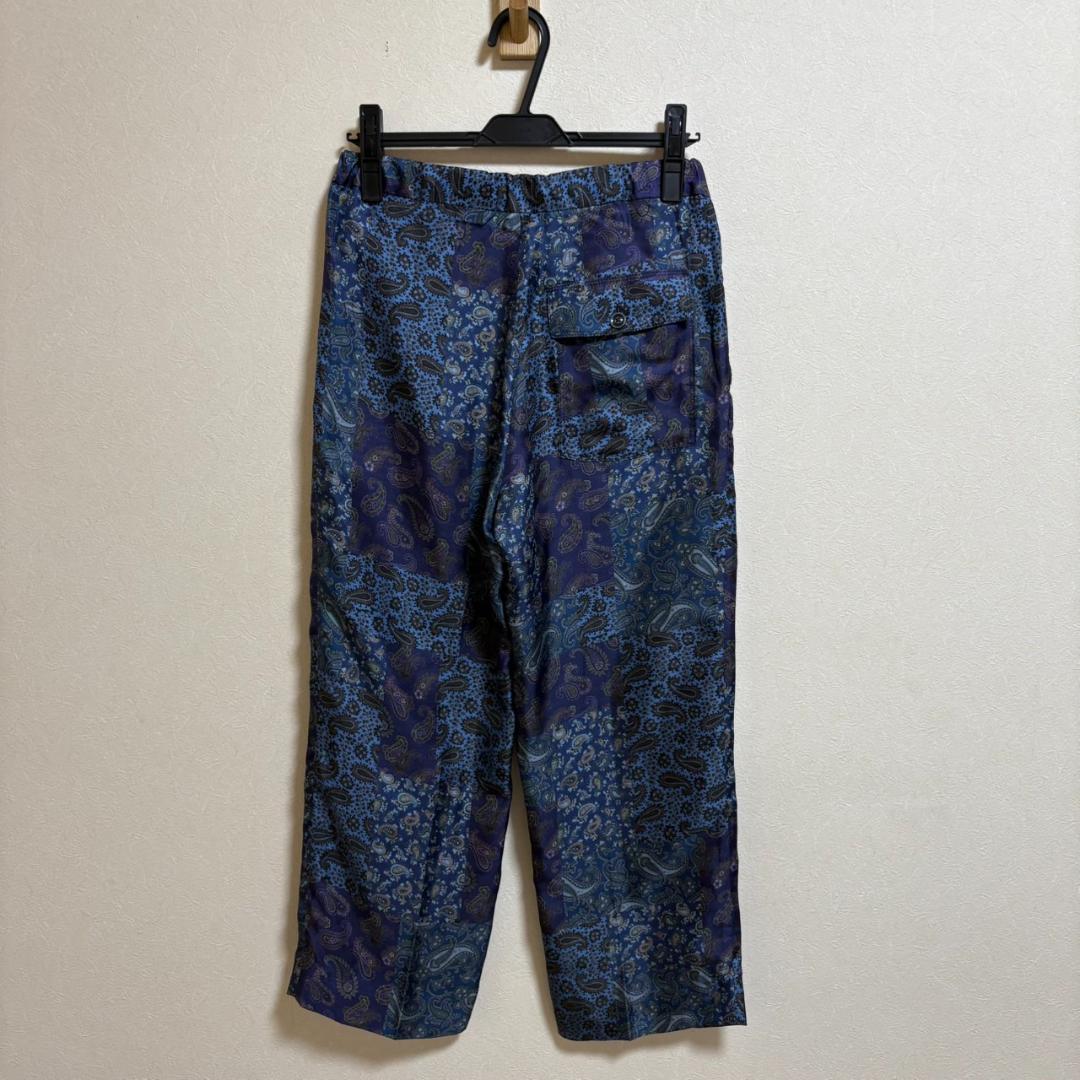 ETRO シルク100％ ペイズリー パンツ