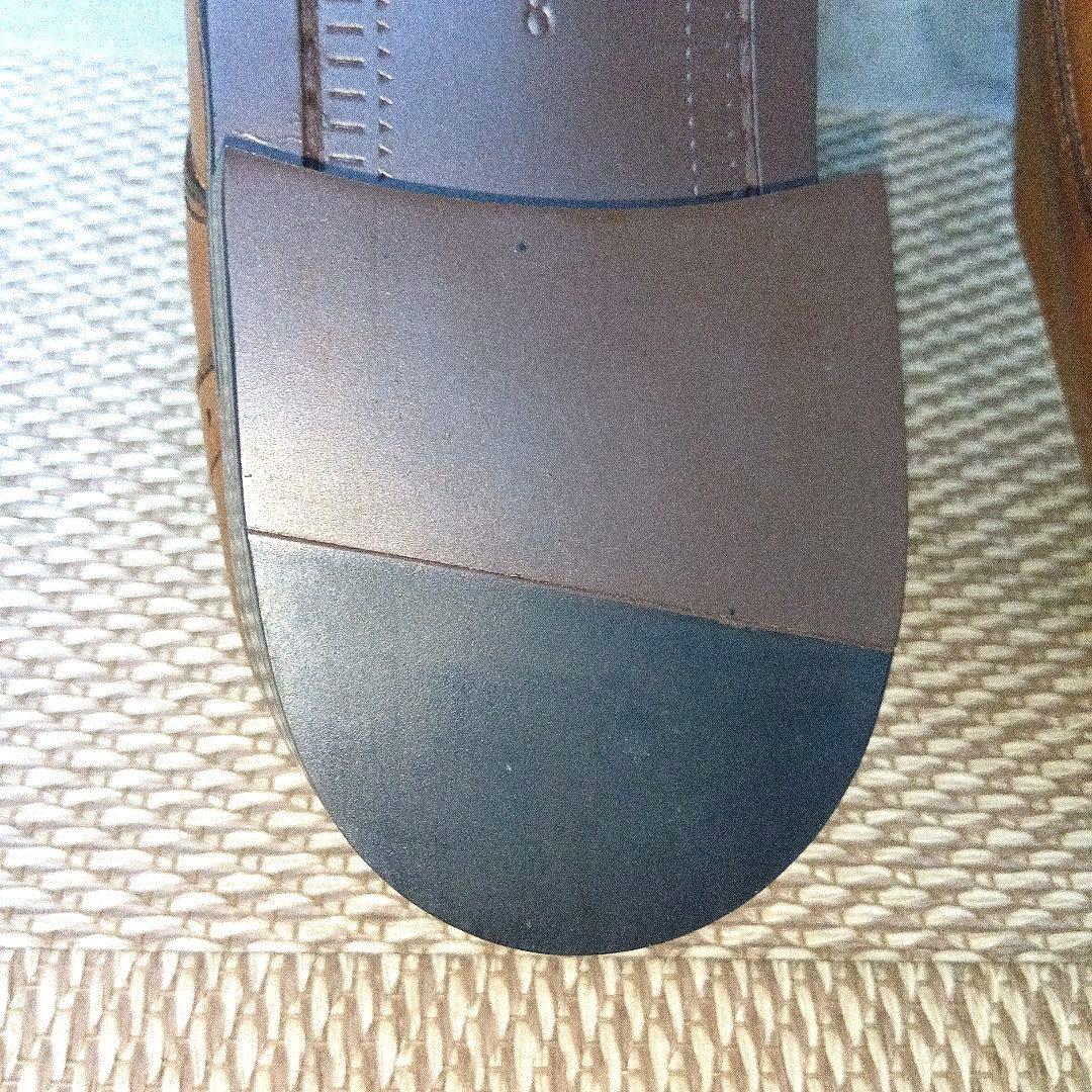 BANANA REPUBLICストレートチップ ダブルモンクストラップ 8 茶