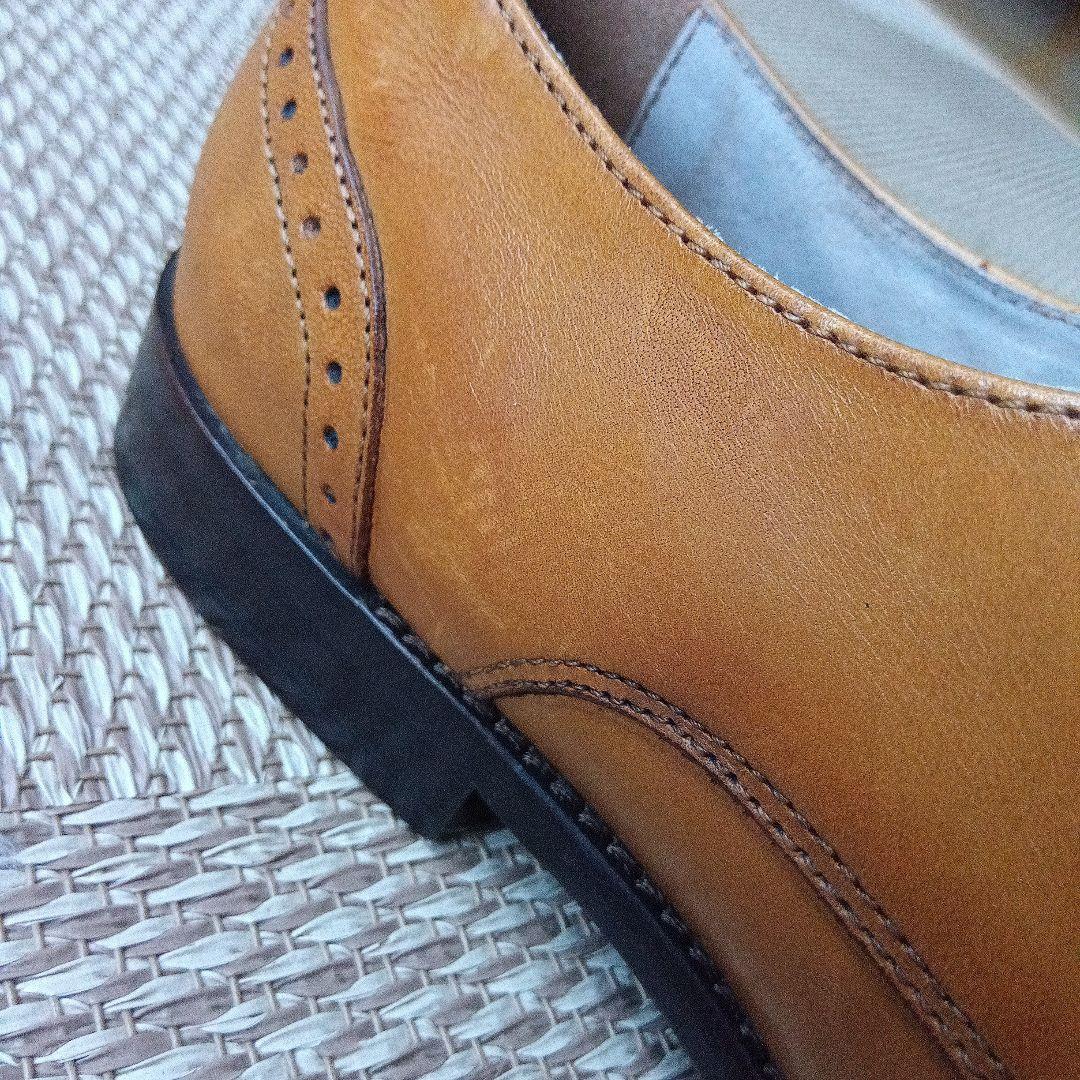 BANANA REPUBLICストレートチップ ダブルモンクストラップ 8 茶