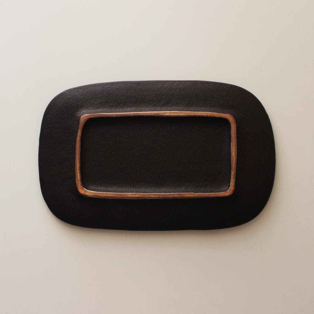 三ッ持啓 frolet オーバルプレート 金井啓 むくり工房 新品