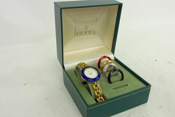 GUCCI グッチ チェンジベゼル 11/12.2 レディース クォーツ ケース