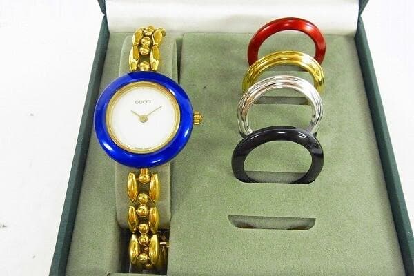 GUCCI グッチ チェンジベゼル 11/12.2 レディース クォーツ ケース