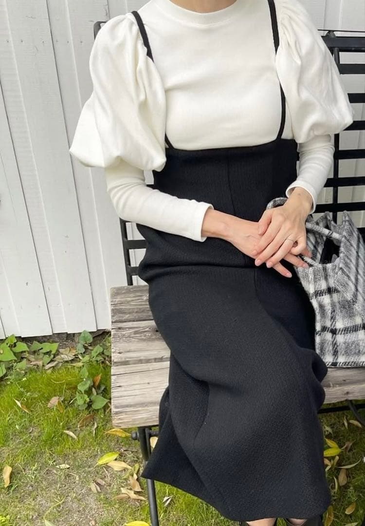 ツルバイマリコオイカワ　サロペットスカート36