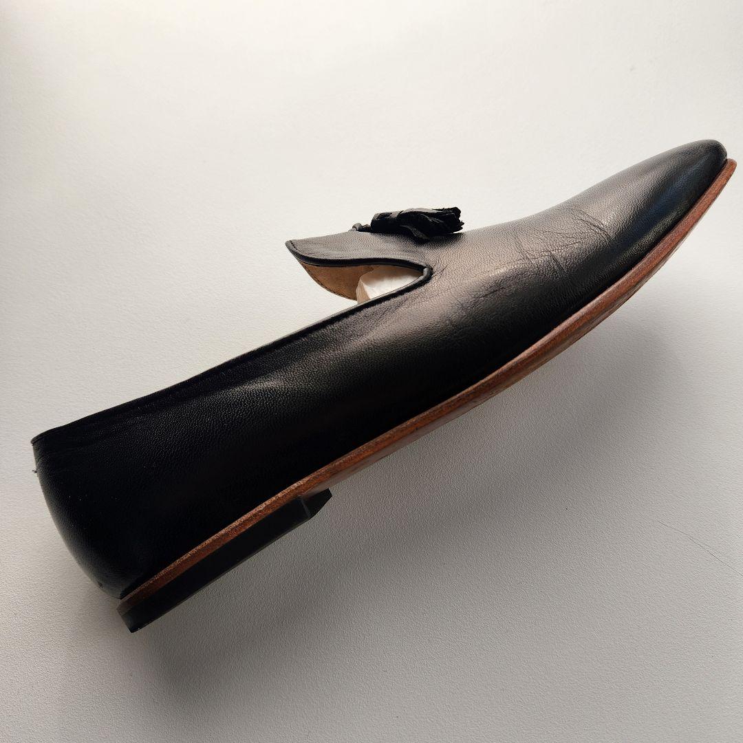 monkey time タッセル付きローファー 黒