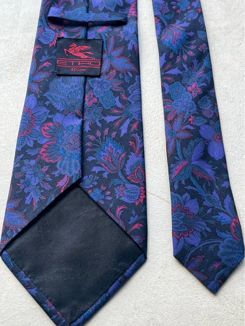 【美品】ETRO シルクネクタイ3本セット　花柄・ペイズリー柄