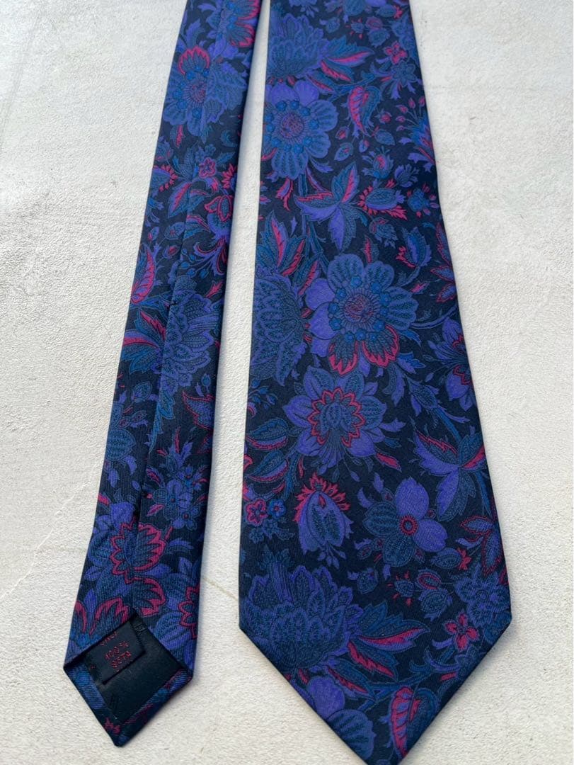 【美品】ETRO シルクネクタイ3本セット　花柄・ペイズリー柄