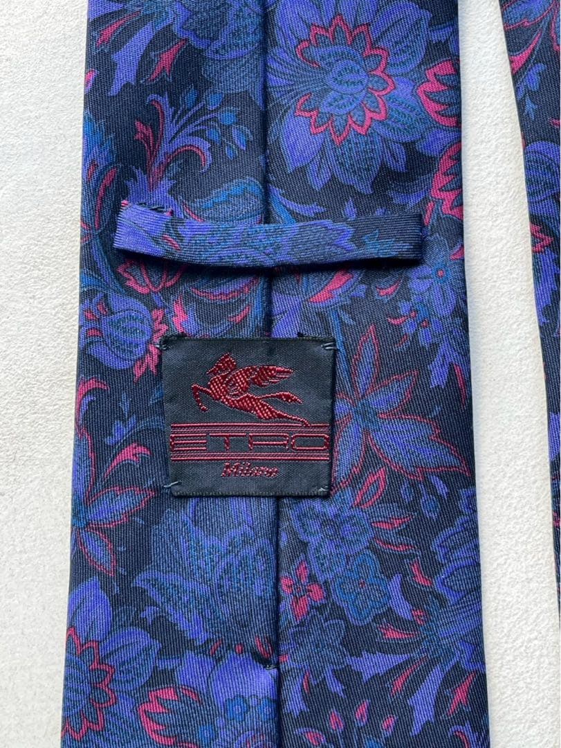 【美品】ETRO シルクネクタイ3本セット　花柄・ペイズリー柄
