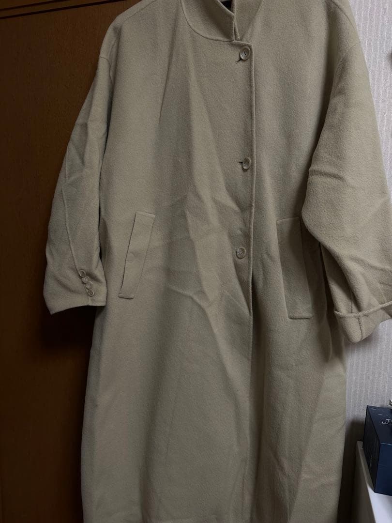 ジャケット・アウター doubleface muffler coat