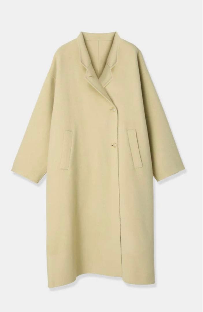 ジャケット・アウター doubleface muffler coat