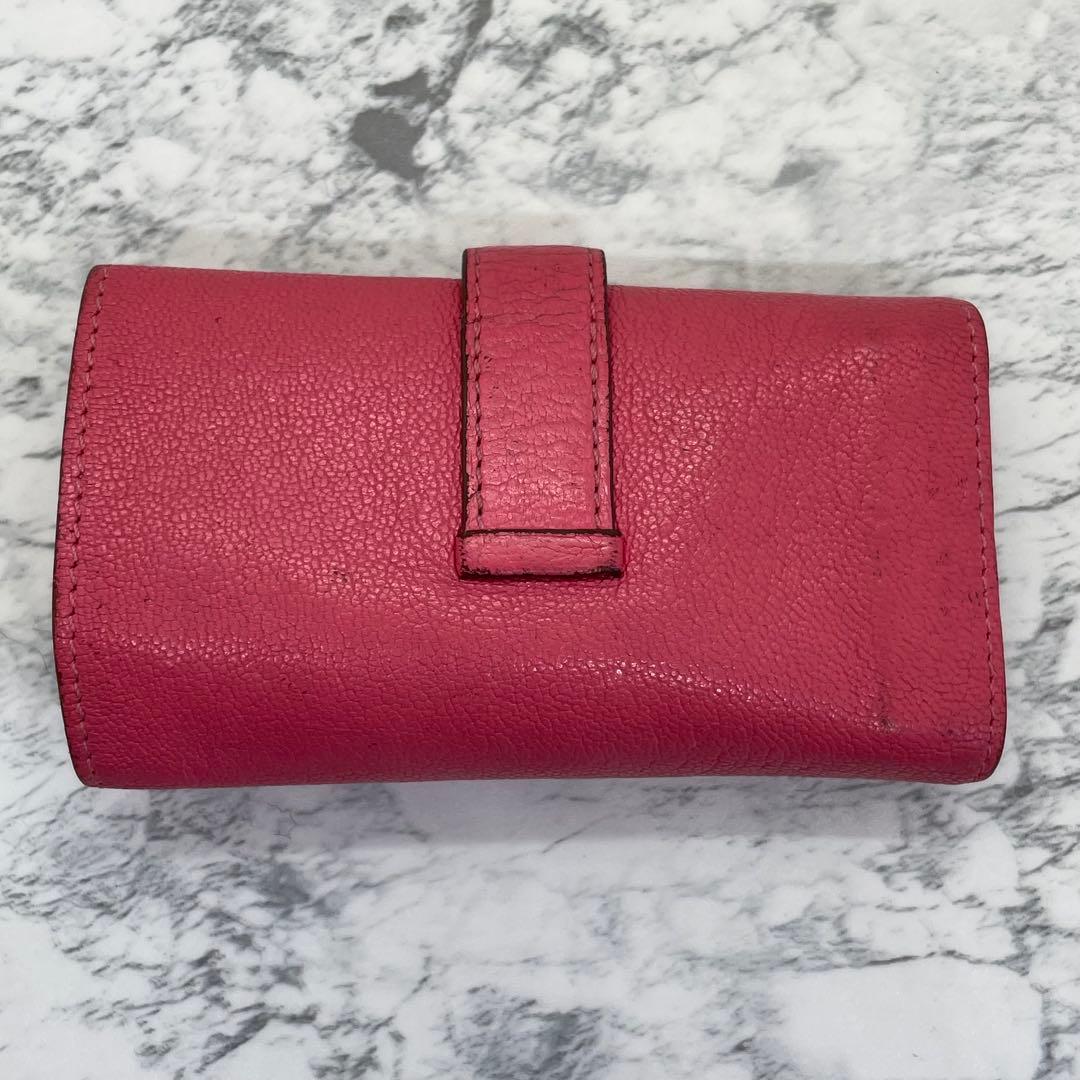 美品！HERMES エルメス べアン 4連キーケース ピンク レザー 財布