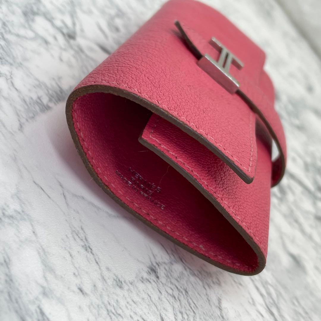 美品！HERMES エルメス べアン 4連キーケース ピンク レザー 財布