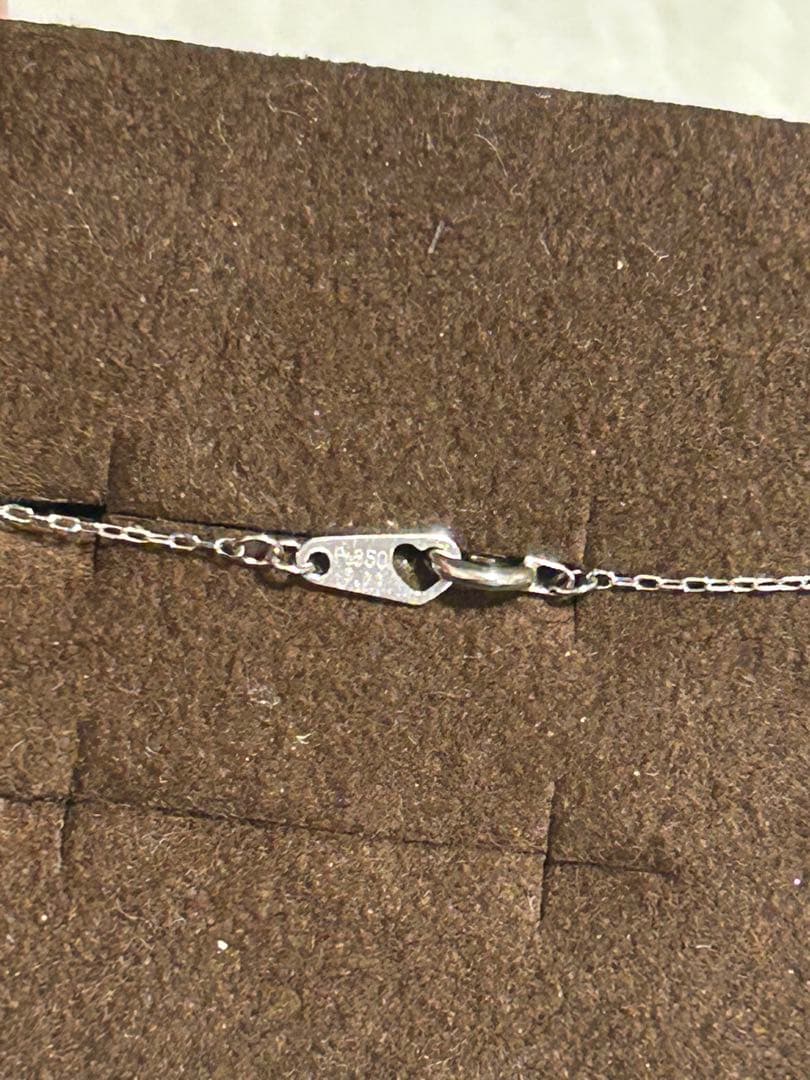 サマンサティアラ ネックレス プラチナ 一粒 ダイヤモンド フォーエバーマーク