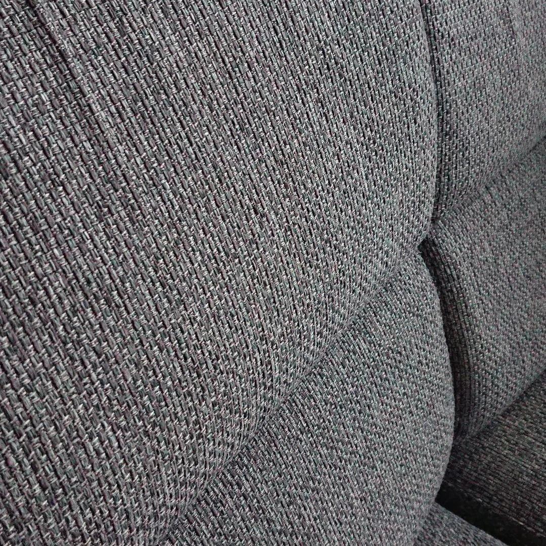 ニトリ Nポケット 2人掛けソファ ファブリック カバーリング ダークグレー