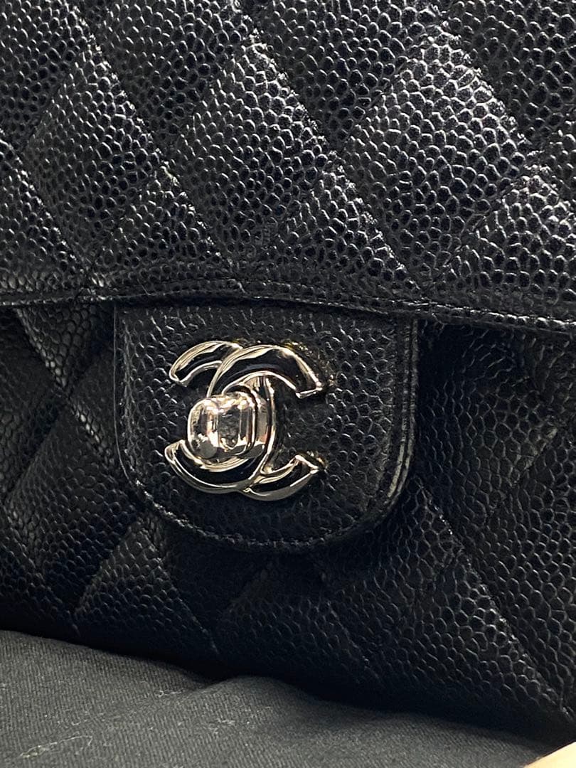 【正規品・極美品】CHANEL シャネルマトラッセ25 キャビアスキン
