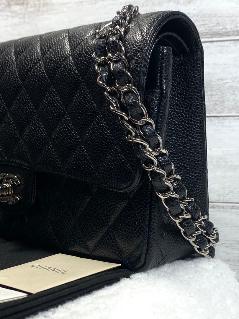 【正規品・極美品】CHANEL シャネルマトラッセ25 キャビアスキン