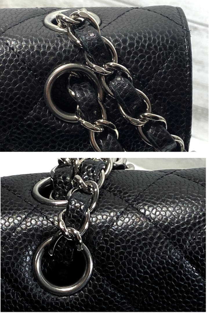 【正規品・極美品】CHANEL シャネルマトラッセ25 キャビアスキン