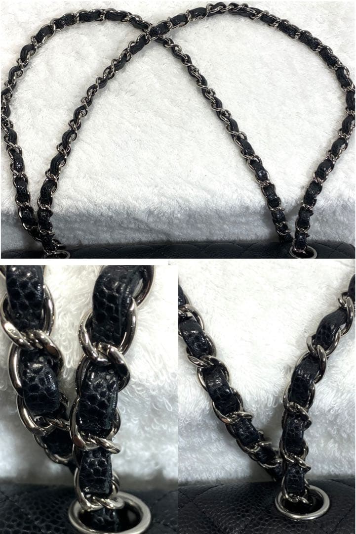 【正規品・極美品】CHANEL シャネルマトラッセ25 キャビアスキン