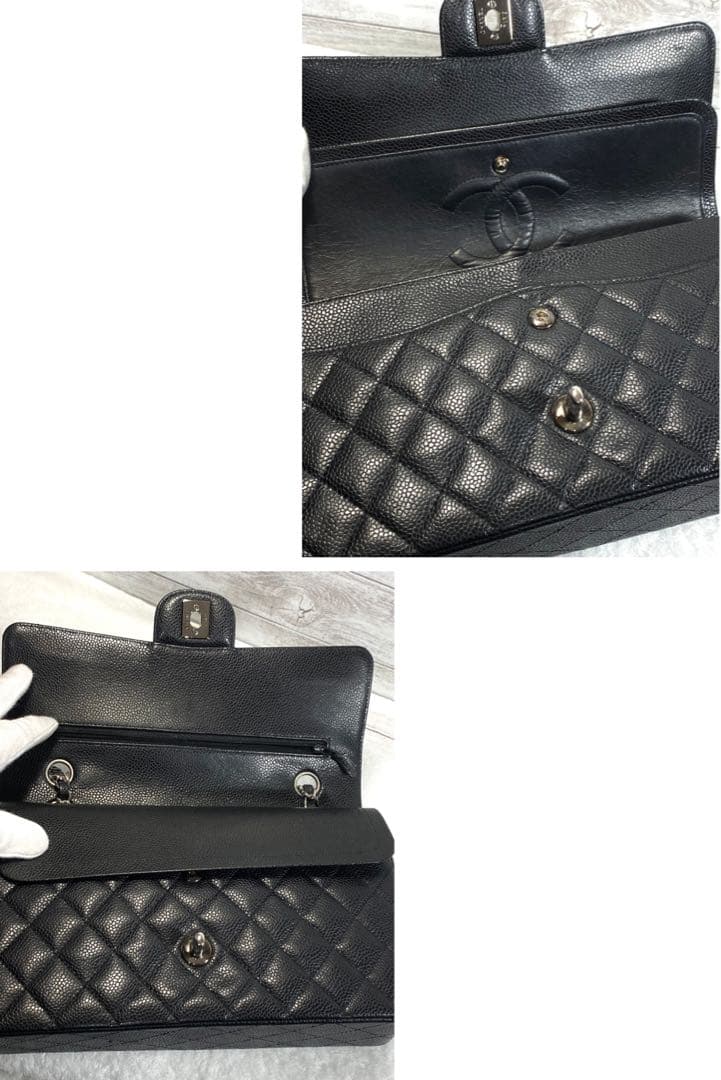 【正規品・極美品】CHANEL シャネルマトラッセ25 キャビアスキン