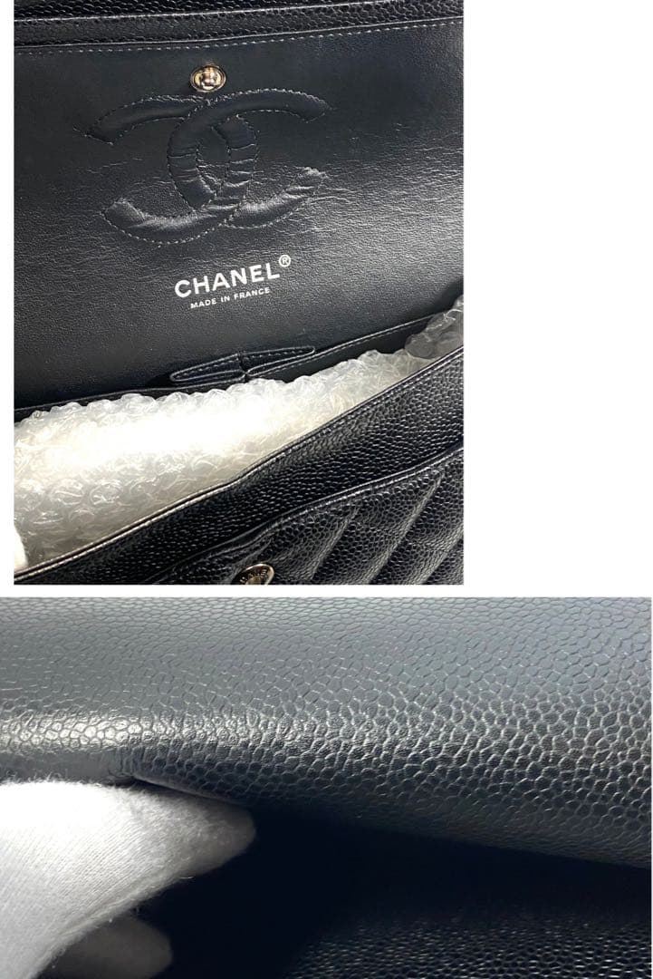 【正規品・極美品】CHANEL シャネルマトラッセ25 キャビアスキン
