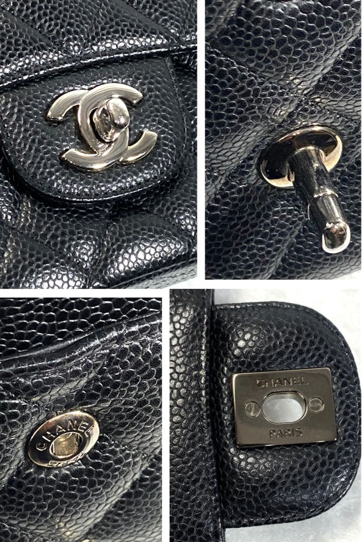 【正規品・極美品】CHANEL シャネルマトラッセ25 キャビアスキン