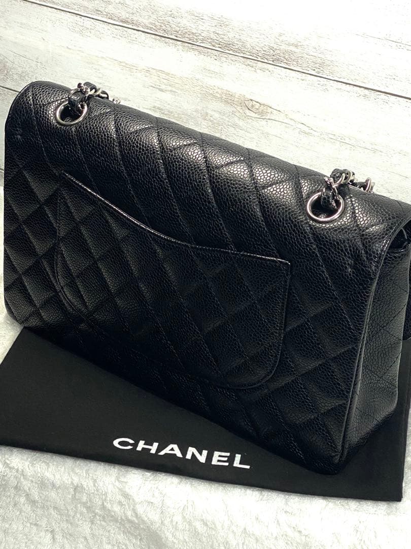 【正規品・極美品】CHANEL シャネルマトラッセ25 キャビアスキン