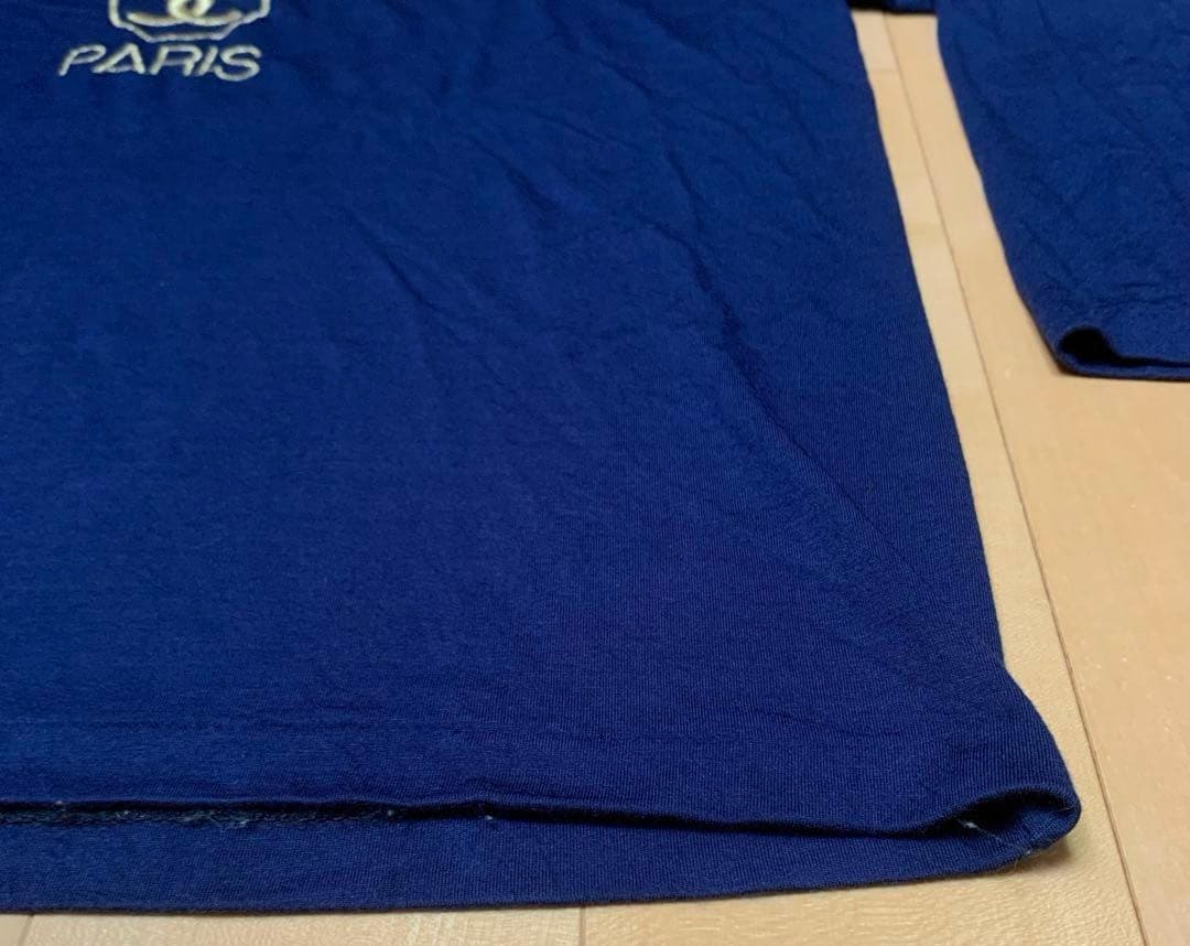 90s CHANEL シャネル ロンT ロゴ