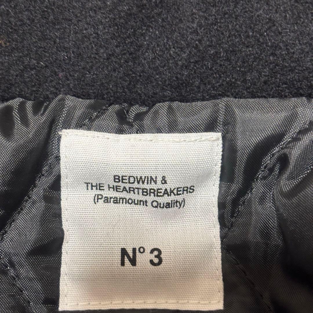 22AW BEDWIN メルトン　アワード　ジャケット　ウール　スタジャン　L