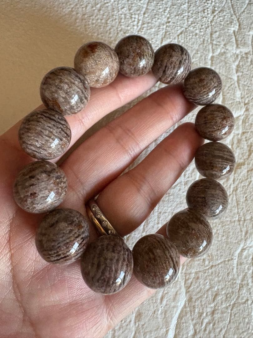 ♡高品質15ミリ後半♡千層ガーデンクォーツ　ブレスレット