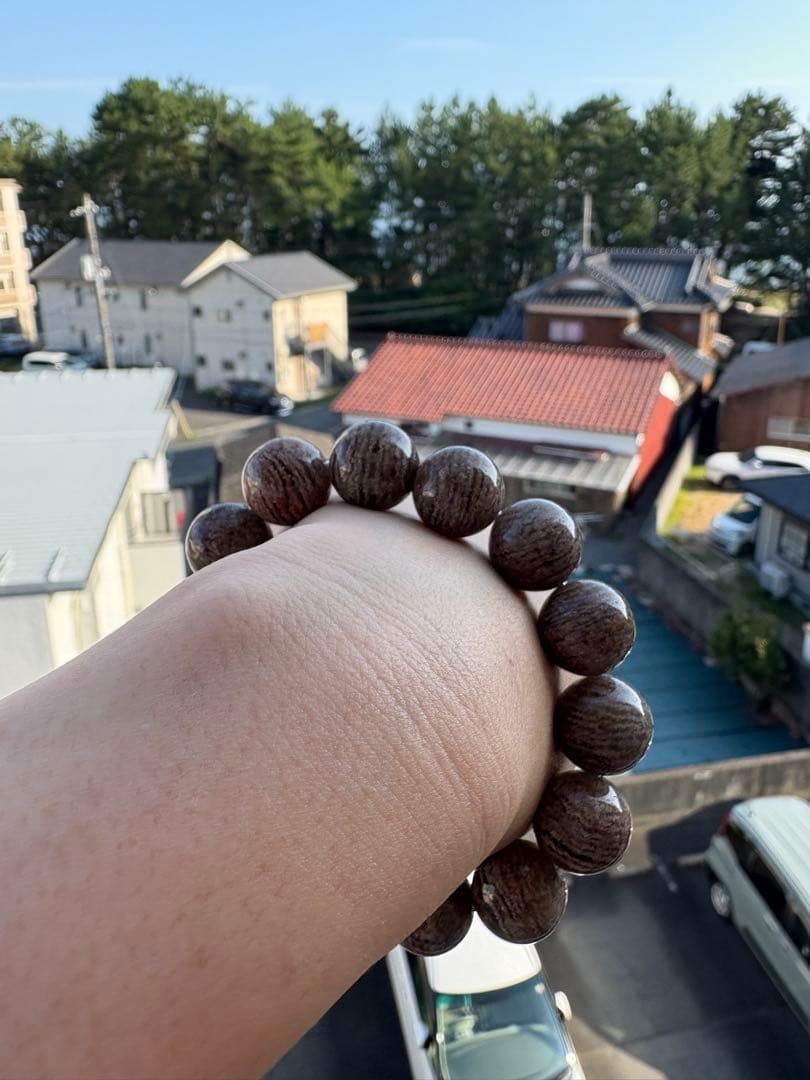 ♡高品質15ミリ後半♡千層ガーデンクォーツ　ブレスレット