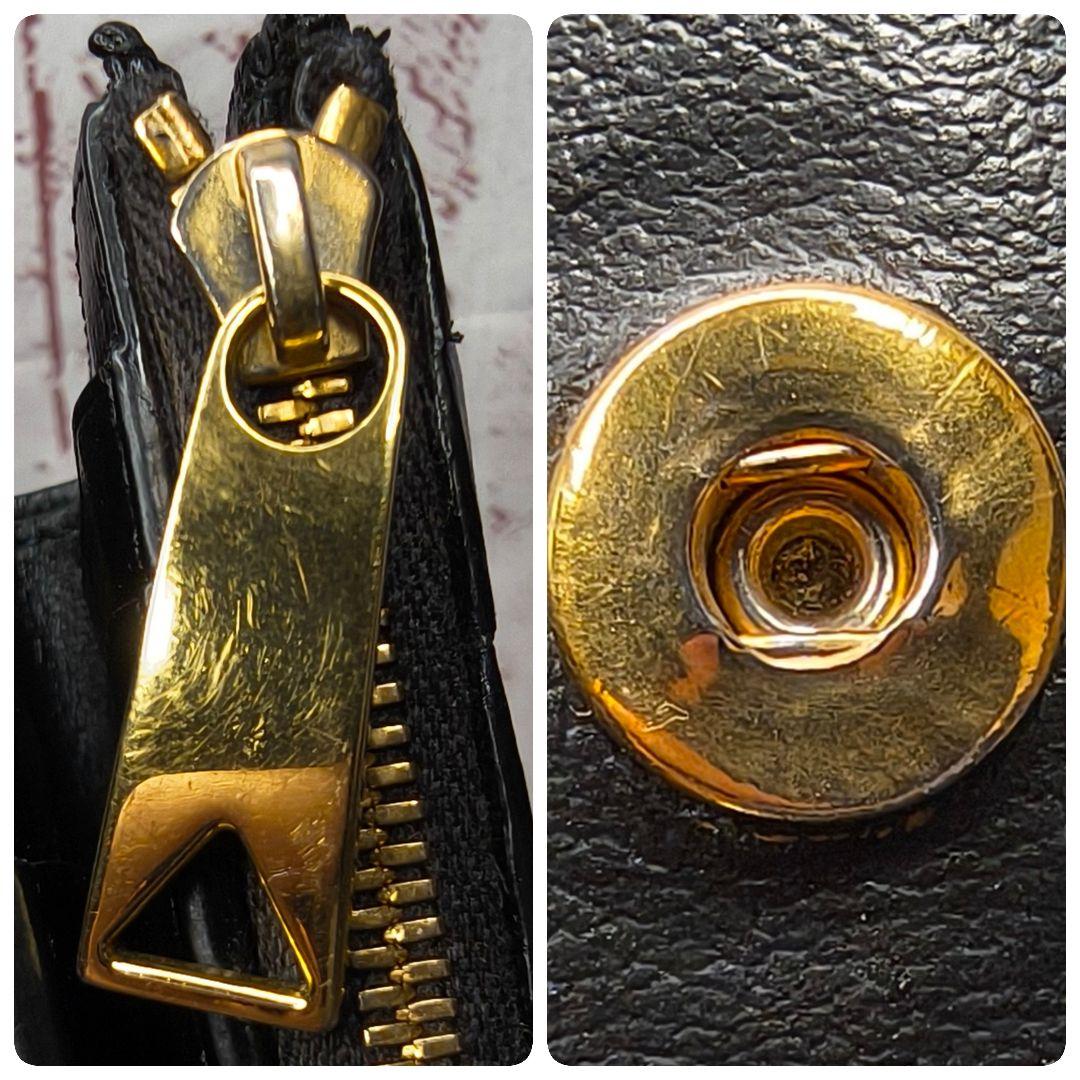 【現行／極美品】ボッテガヴェネタ イントレ二つ折り財布 スモール IC搭載／黒D