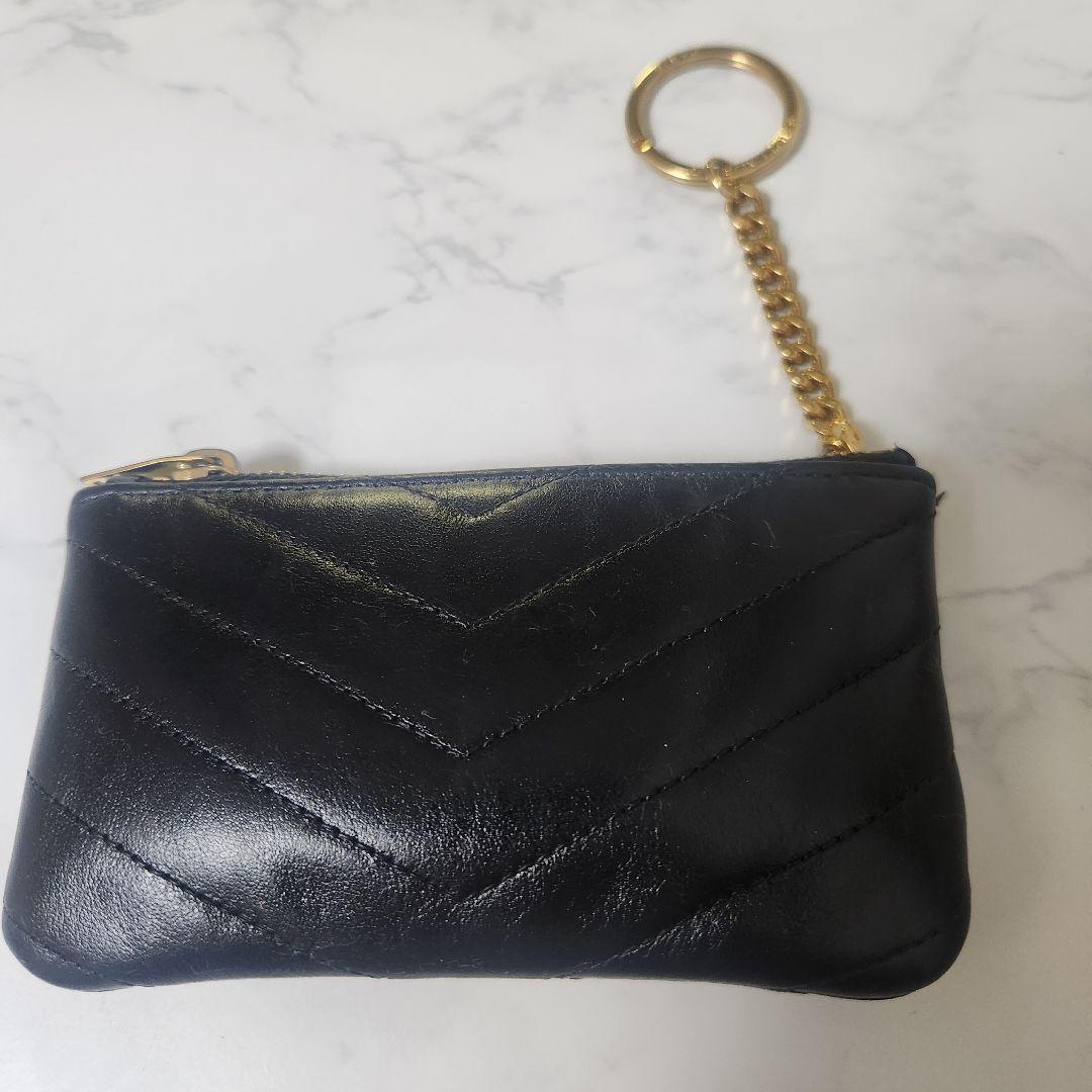 SAINT LAURENT レザー 小銭入れ サンローラン 財布 キー ポーチ