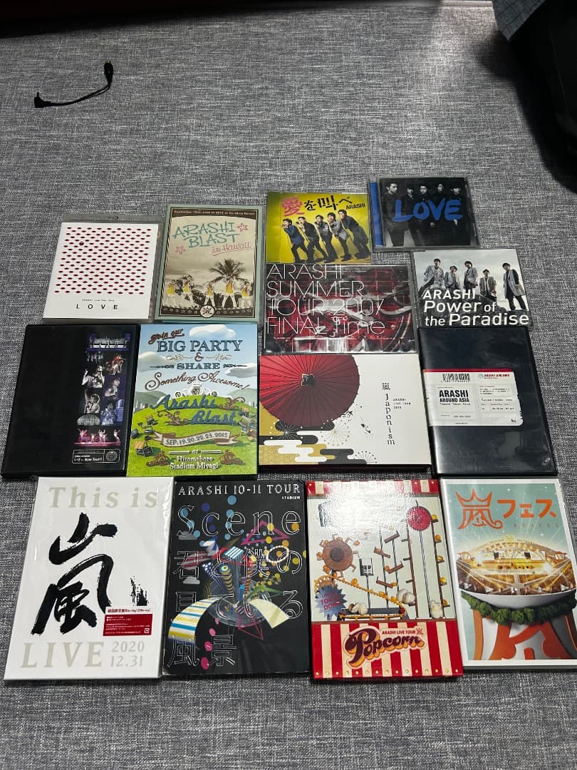 嵐 LIVE DVD集&嵐シングルCD 計14品