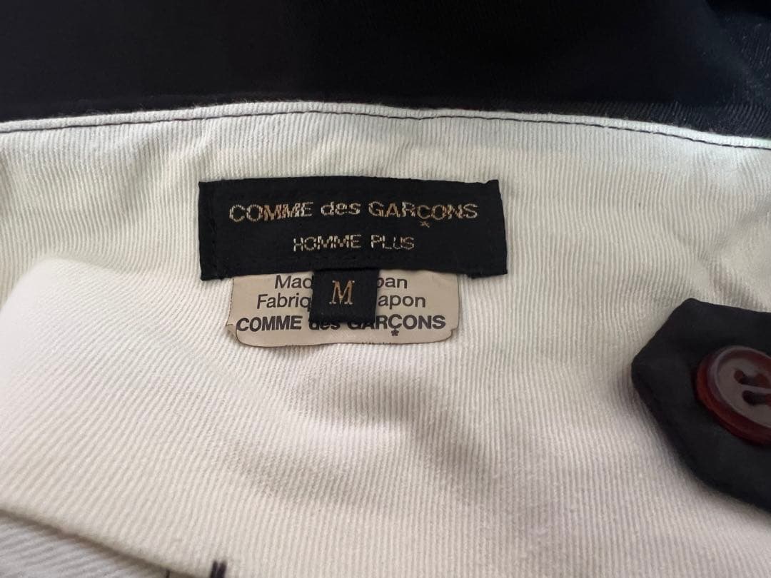 コムデギャルソンオムプリュス　ポリエステル　縮絨　ポリ縮　2タック　山口一郎