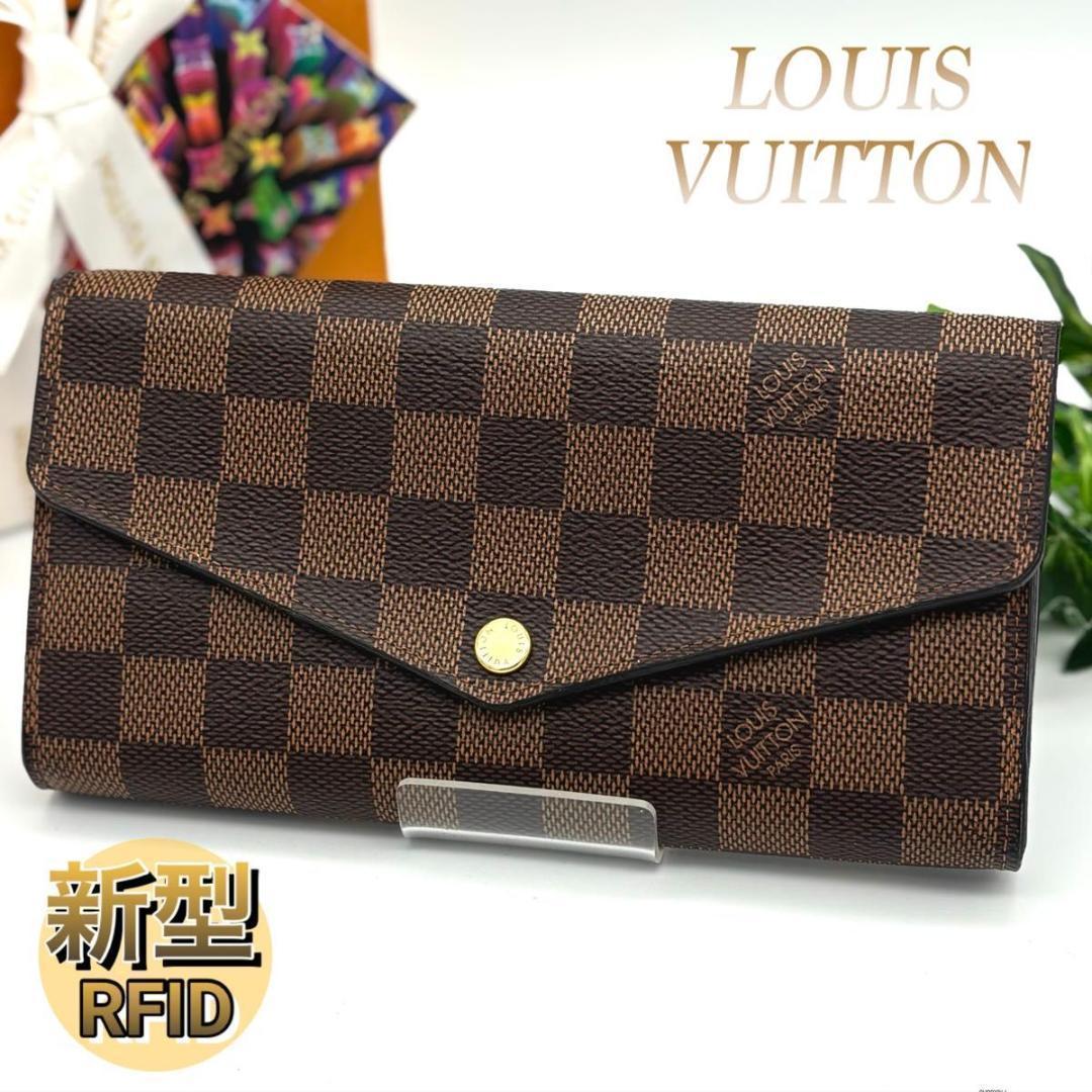 【新型IC】ルイヴィトン ダミエ ポルトフォイユ サラ 長財布 16カード