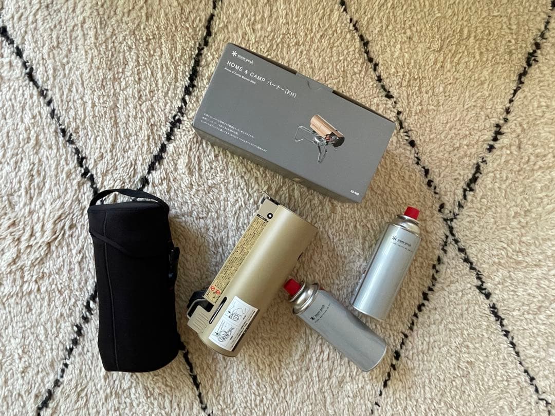 未使用　スノーピーク GS-600 バーナー　バッグ＆ギガパワーガス　セット