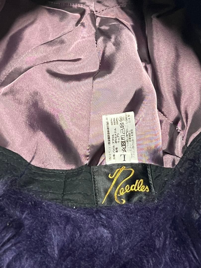 needles アクリルファーバケットハット