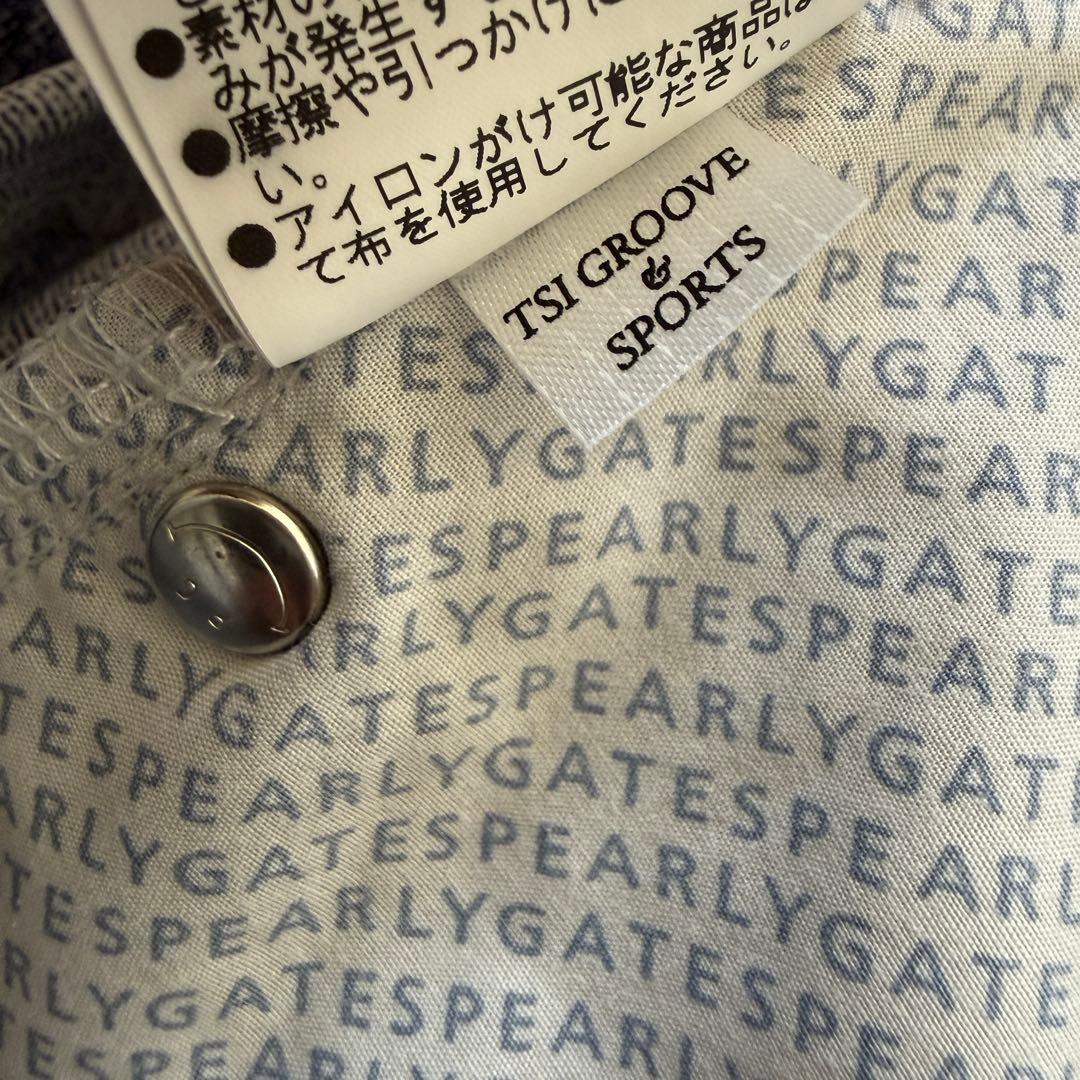 極美品　パーリーゲイツ　パンツ　総柄　S〜M相当　紺　ネイビー　ストレッチ　3