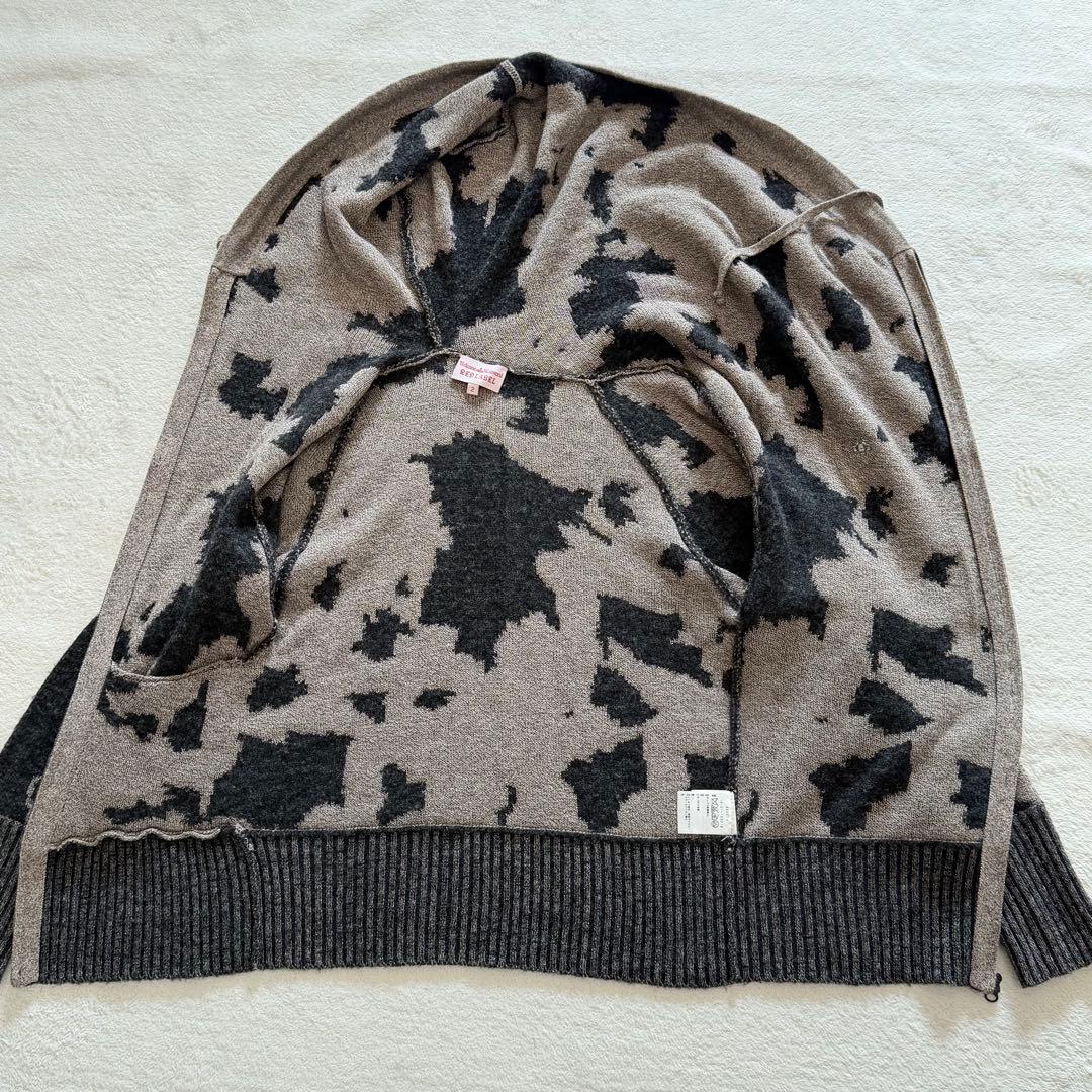 ヴィヴィアンウエストウッド　パーカー　オーブ刺繍　変形　アシメ　ウール系　M